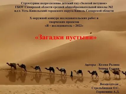 Загадки пустыни