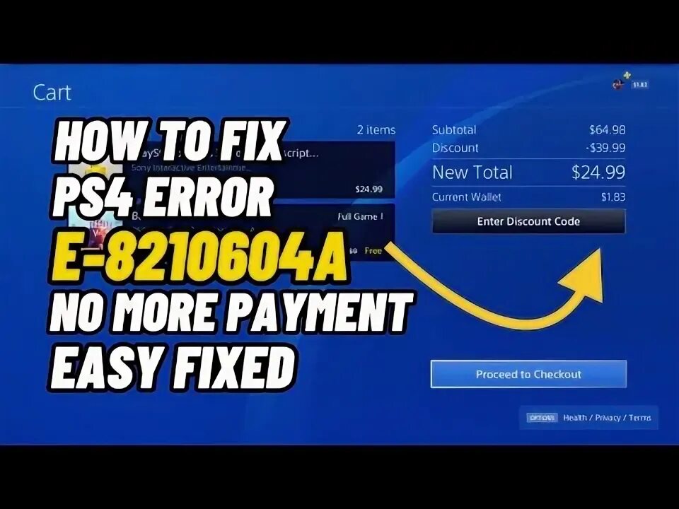 Ps ошибка e 8210604a. Ps ошибка e 8210604a