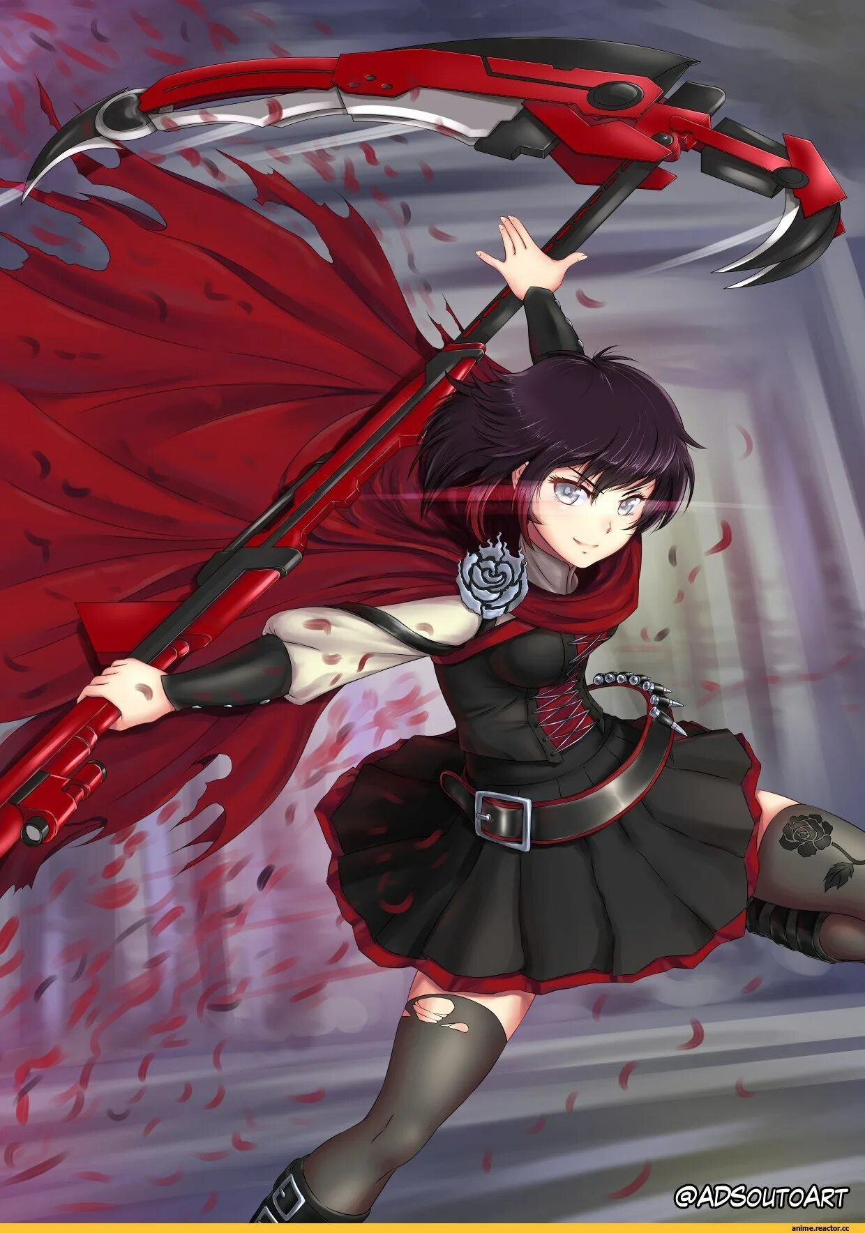 Девочка руби. Руби Роуз RWBY. Руби Роуз RWBY Art. RWBY Ruby Rose оружие.