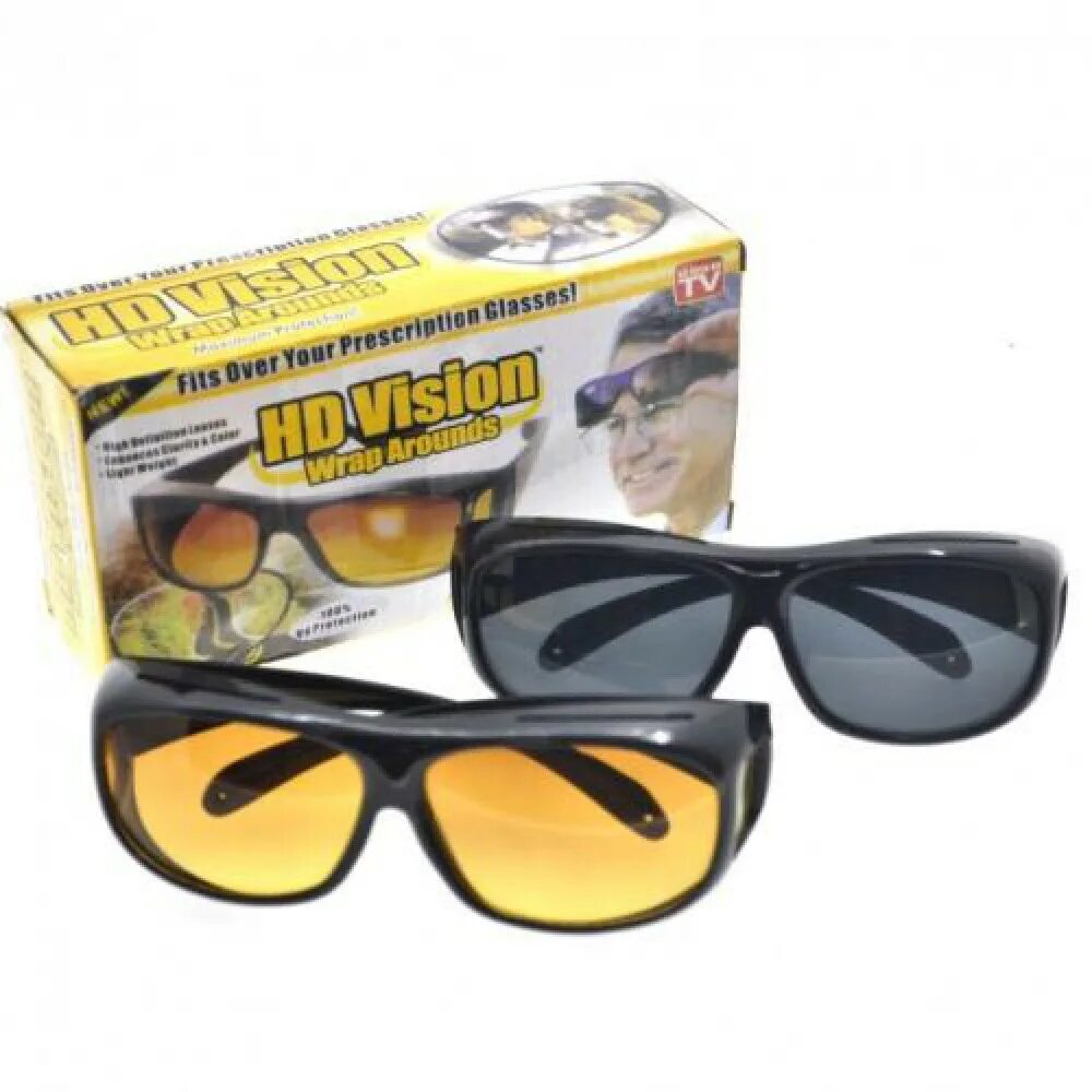Night vision glasses - очки автомобилиста. Антиблик для водителя. Очки ночного видения для водите. Night vision glasses - очки автомобилиста. Антиблик для водителя.