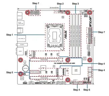 Asus материнская плата b660m plus wifi
