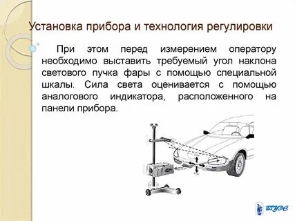 Установка автомобиля