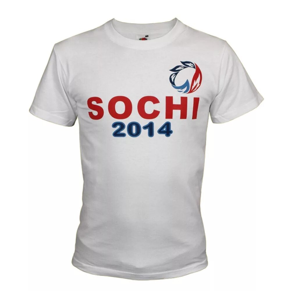 Футболка Sochi 2014. Майка Сочи 2014. Футболка с надписью Сочи.
