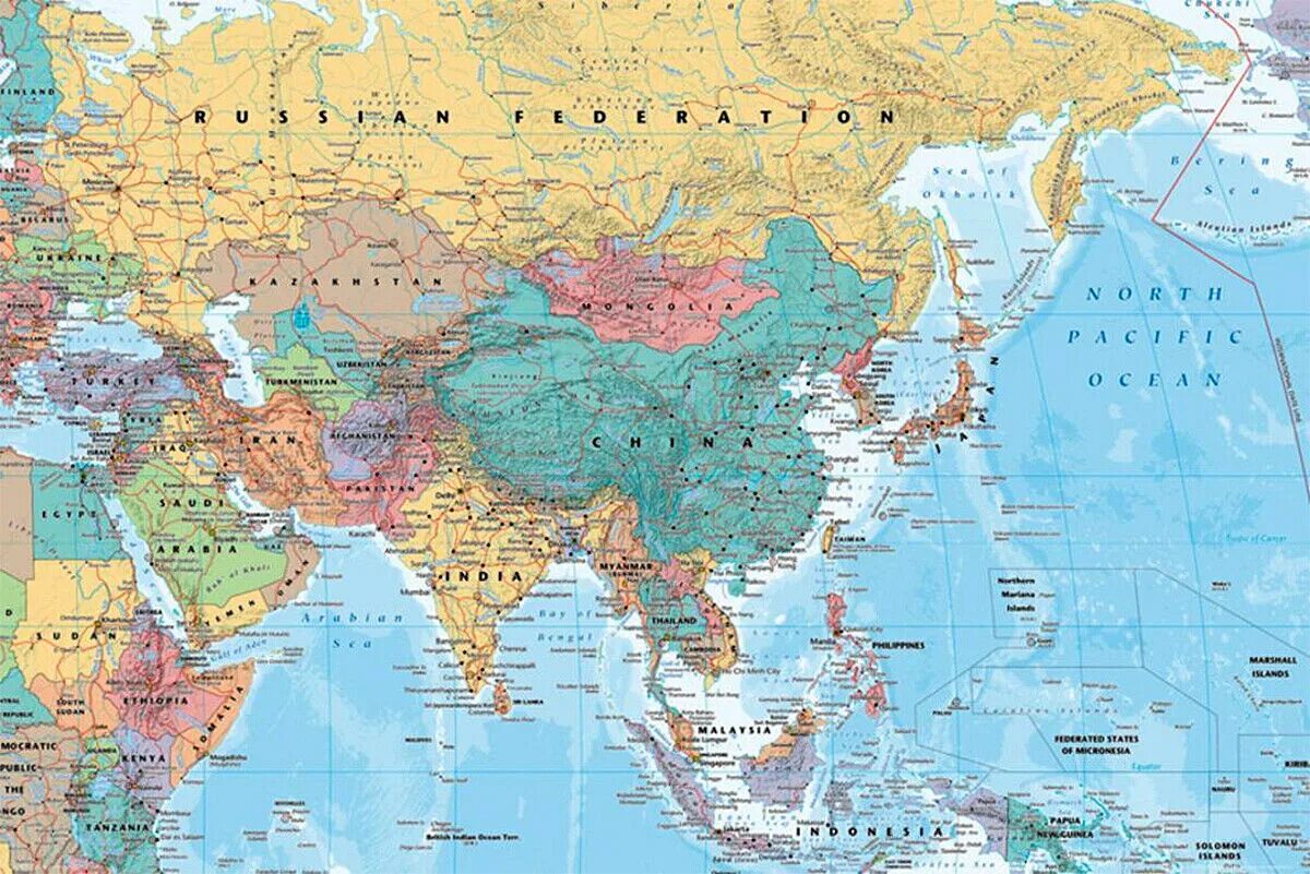 Middle asia. Карта Азии географическая по странам на весь экран. Middle Asia Map. Карта Азии для мастерства. Middle East Asia Map with names.