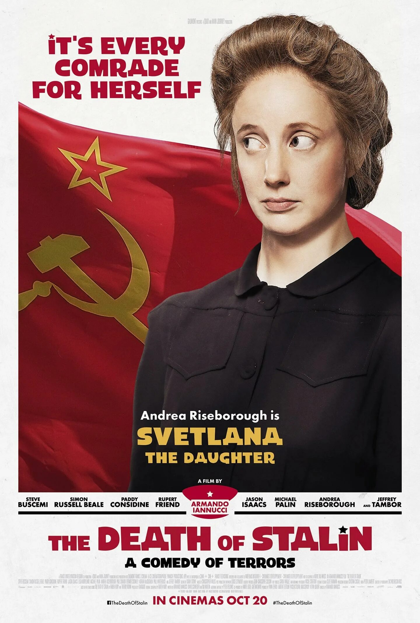 Death of stalin. Смерть Сталина (2017) Постер.