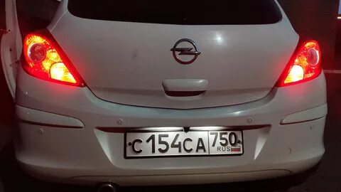 Opel corsa d лампы