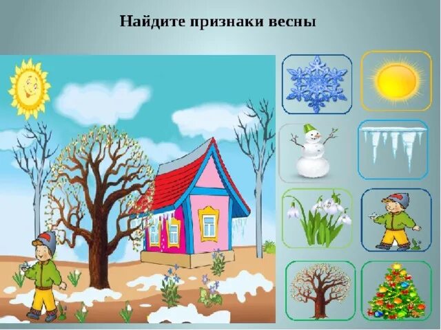 Игра признаки весны. Иллюстрации с изображением признаков весны. Времена года иллюстрации. Игра признаки весны. Признаки весны для детей.