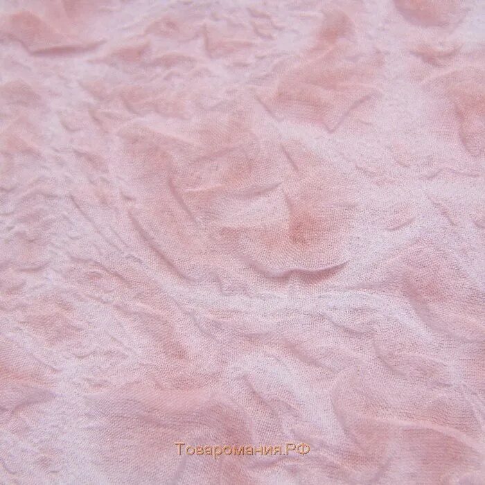 Крэш ткань. Бледно-розовый цвет. Ткань с эффектом крэш. Портьерная ткань бледно-розовые листья.