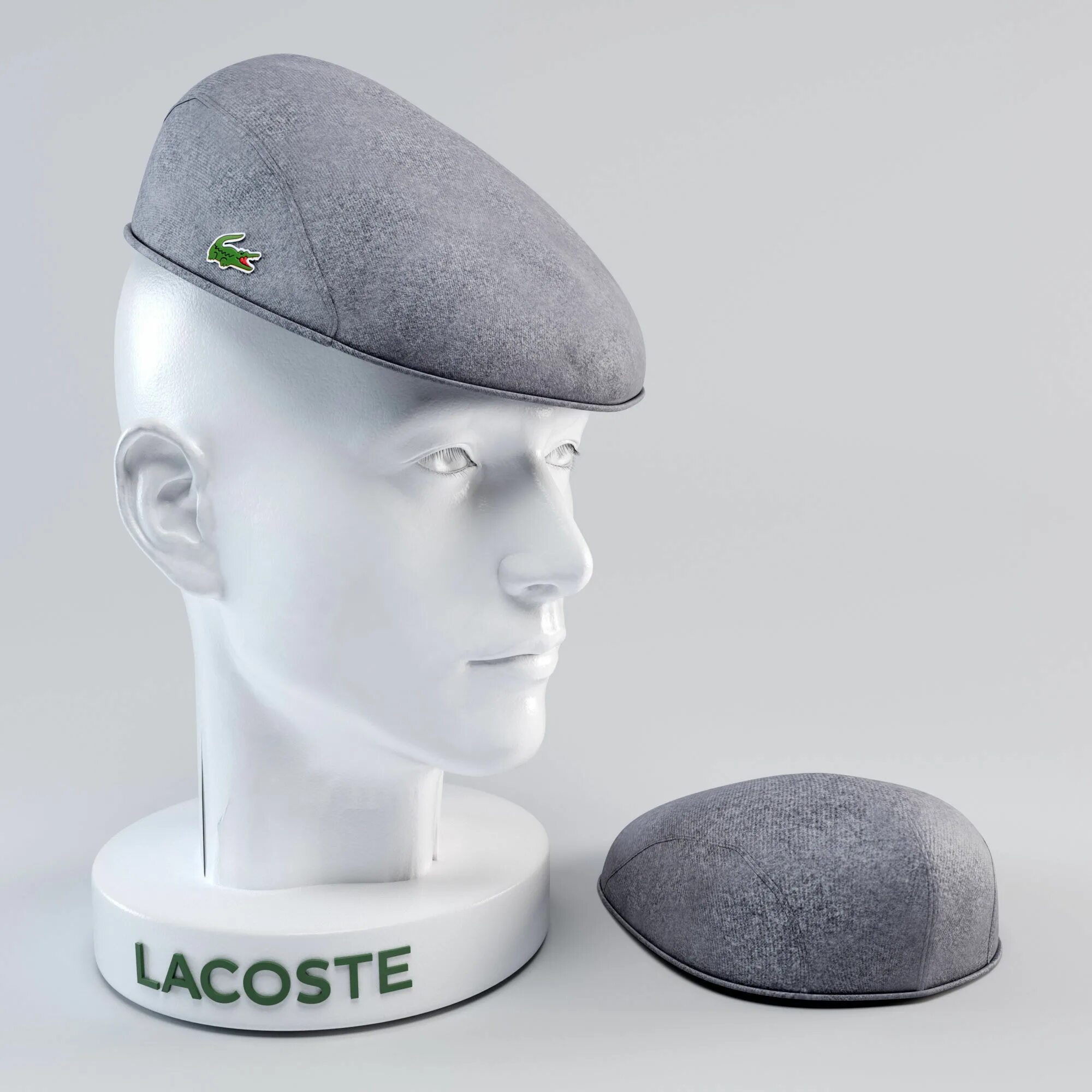 Lacoste Flat cap. 3d model VAG cap. Garrison cap 3d model. Кепка 3д модель.