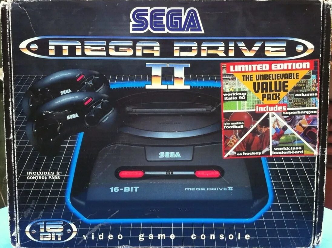 Sega Genesis Mega Drive 2 коробка. Sega Mega Drive коробка 1990. Sega Mega Drive 1 коробка. Sega Mega Drive 2 комплектация.