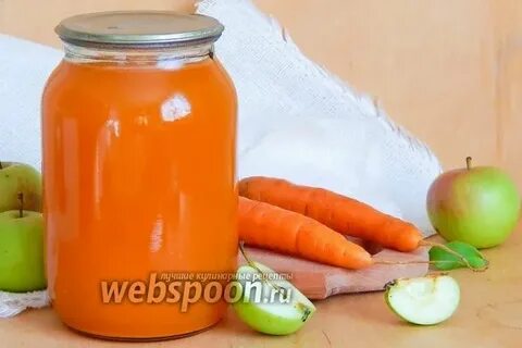 Тыквенный сок с яблоком и морковью рецепт