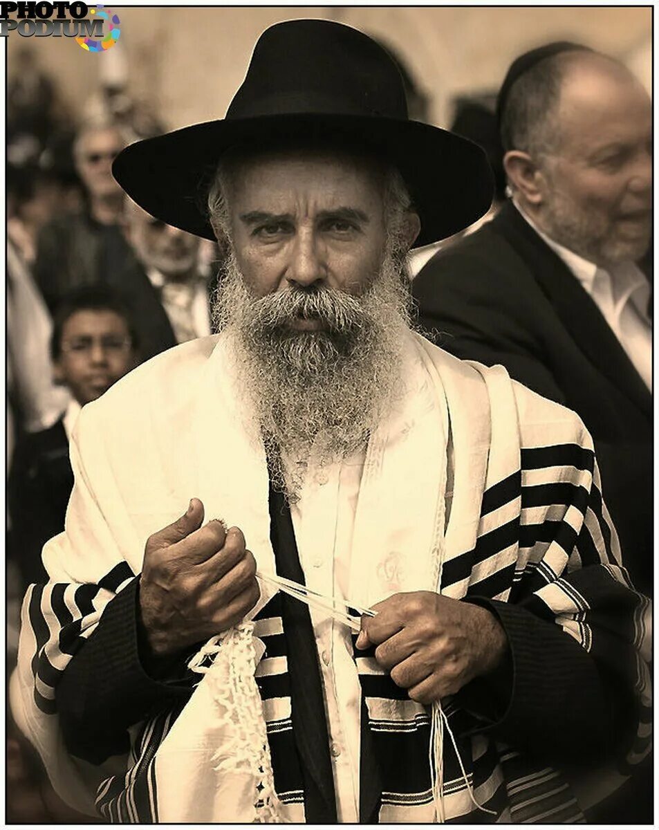 Портрет еврея Ортодокса. Чистый еврей. 100 евреев