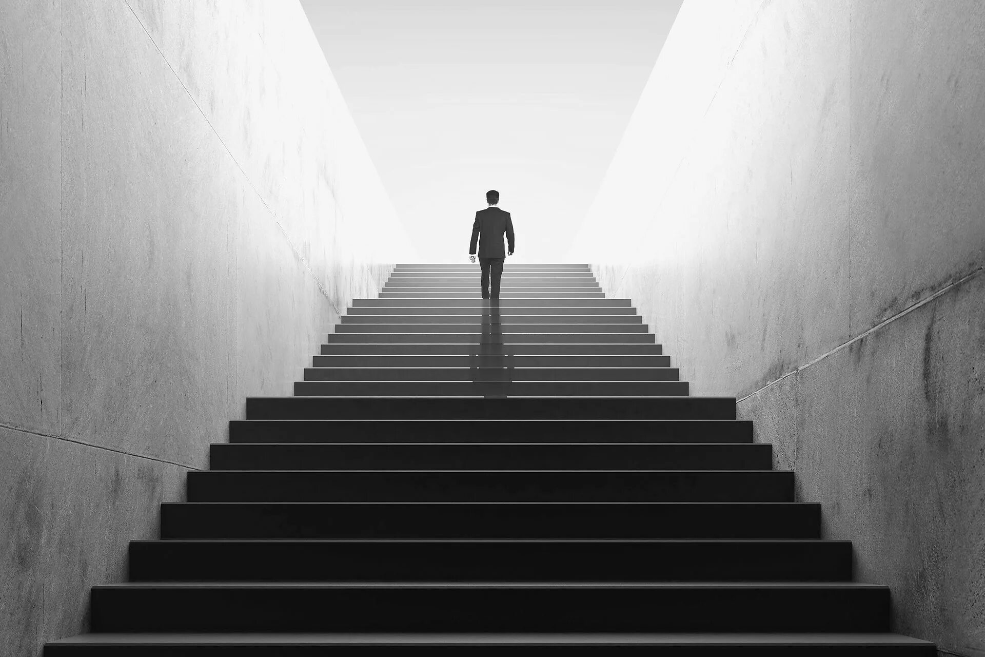 Go up behind