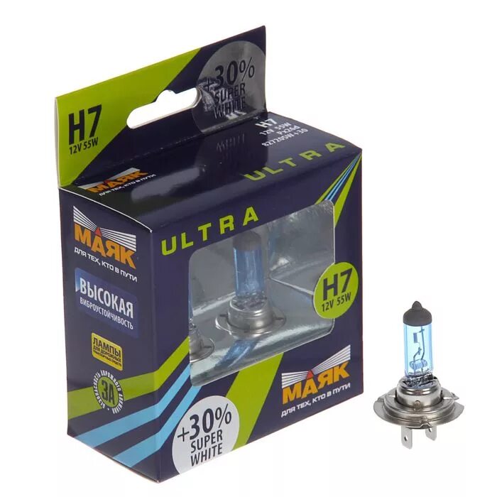 Лампы маяк h7. Лампа галогенная h7 12v 55w &quot;маяк&quot; super white ультра new (+30%) (2 шт.) 82720sw+30. лампа 12 в h7 55 вт +30% ultra super white галогенная 2 шт. маяк. лампа галогенная маяк ultra super white+30% 12v h7 55w 2 шт 82720sw30. лампа маяк 12в h4 60/55вт +150% white vision.