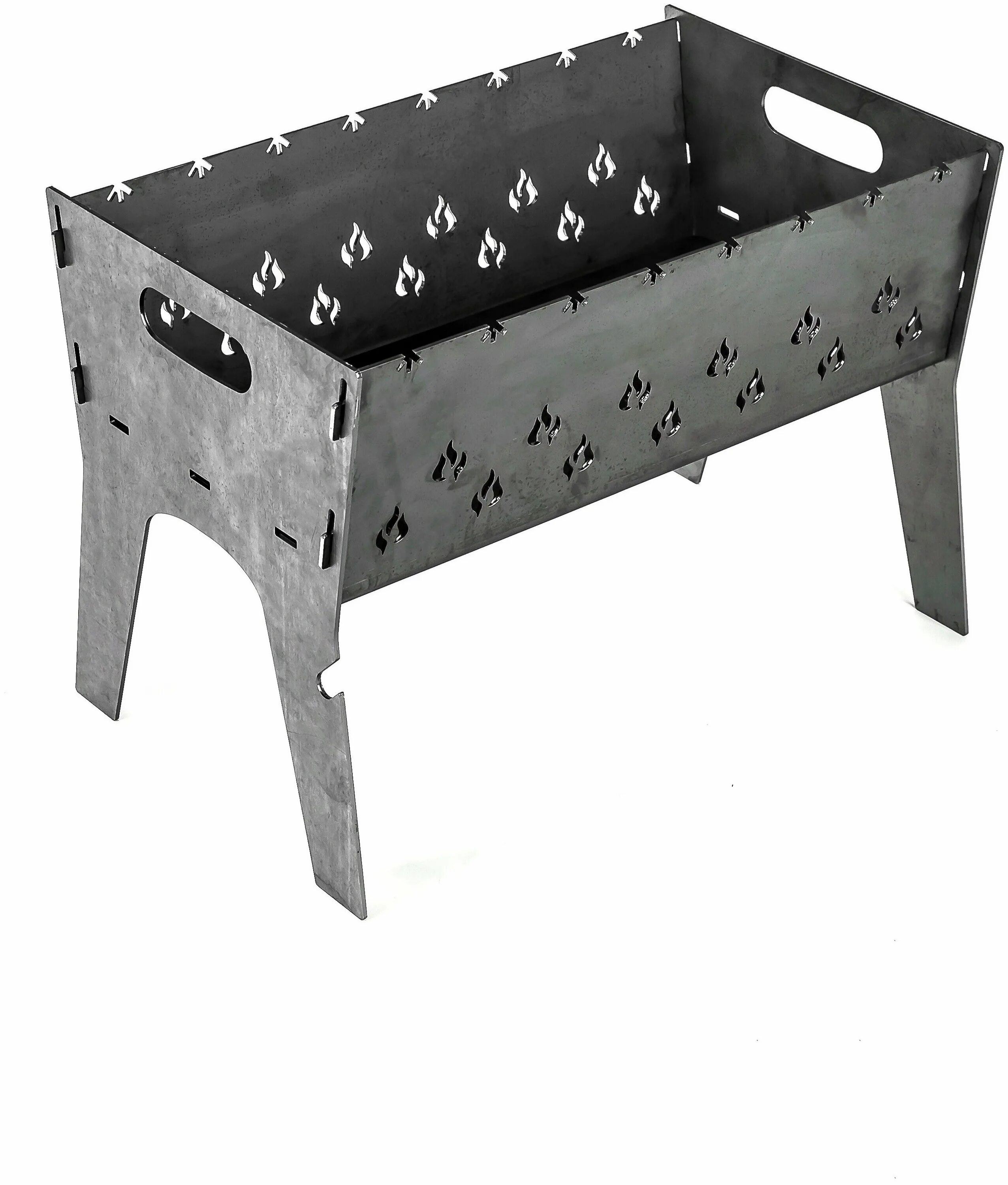 мангал металлический мс600. разборный мангал 3 мм сталь. разборный мангал с шампурами. мангал разборный 3 мм. складной мангал чемодан lerua.