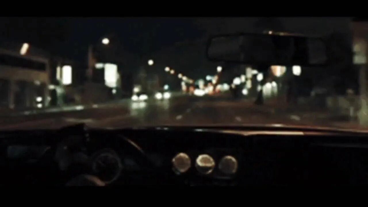 You drive slowly