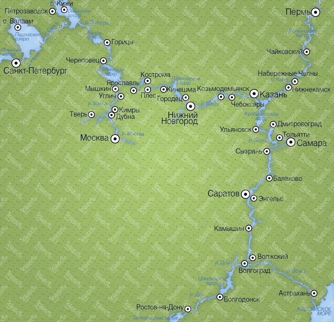 Река тура на карте россии. Маршрут реки Волга. Маршрут путешествия по Волге. Туристический маршрут по Волге. Маршрут по реке Волге.