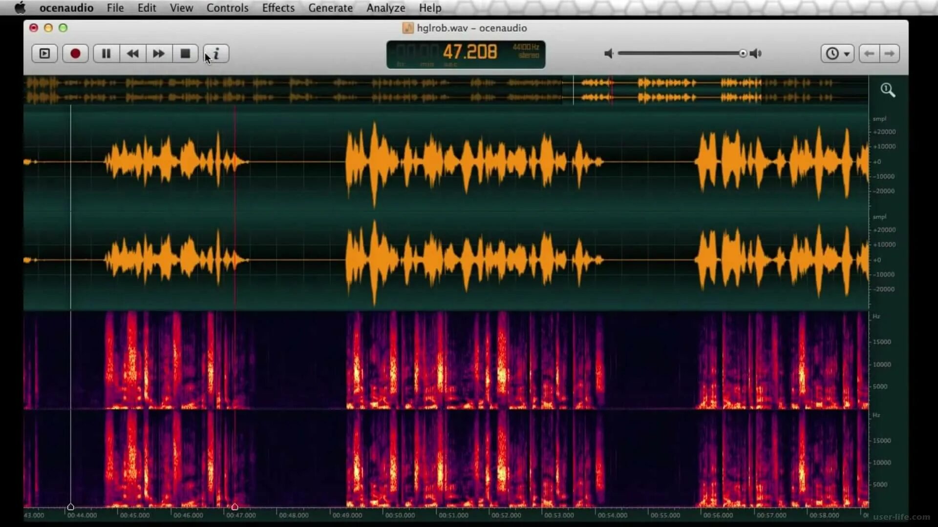Аналоги oceanaudio на андроид. Ocenaudio. 1. Обработка звука. Ocenaudio.