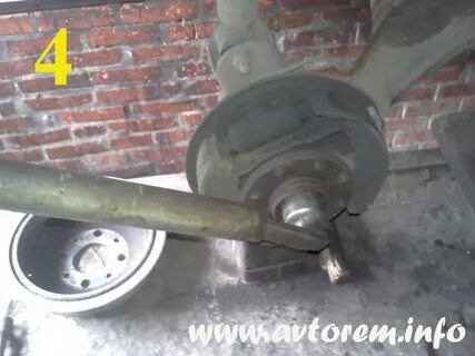 Как открутить ступичную гайку ваз