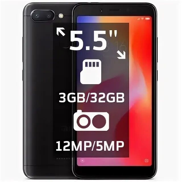 Xiaomi redmi 6 экран