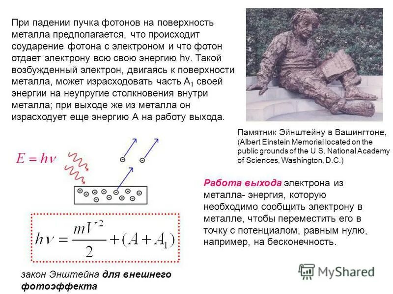 фотон выбивает с поверхности металла. работа выхода электрона из металла. фотон выбивает с поверхности металла. импульс электрона при вылете с поверхности металла. длина волны фотона.