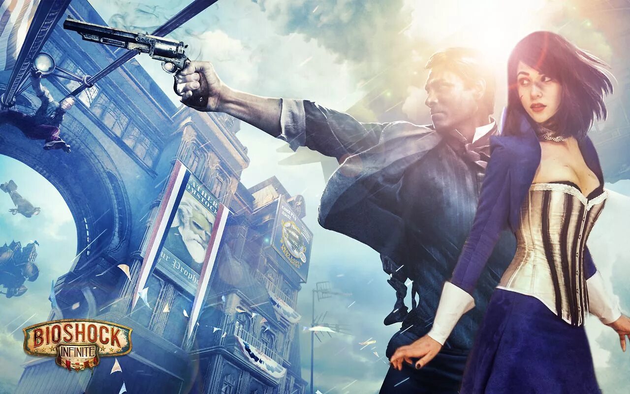 Bioshock infinite сохранения. Элизабет биошок инфинити. биошок элизабет и букер. биошок инфинити букер и элизабет косплей. bioshock infinite элизабет и букер.