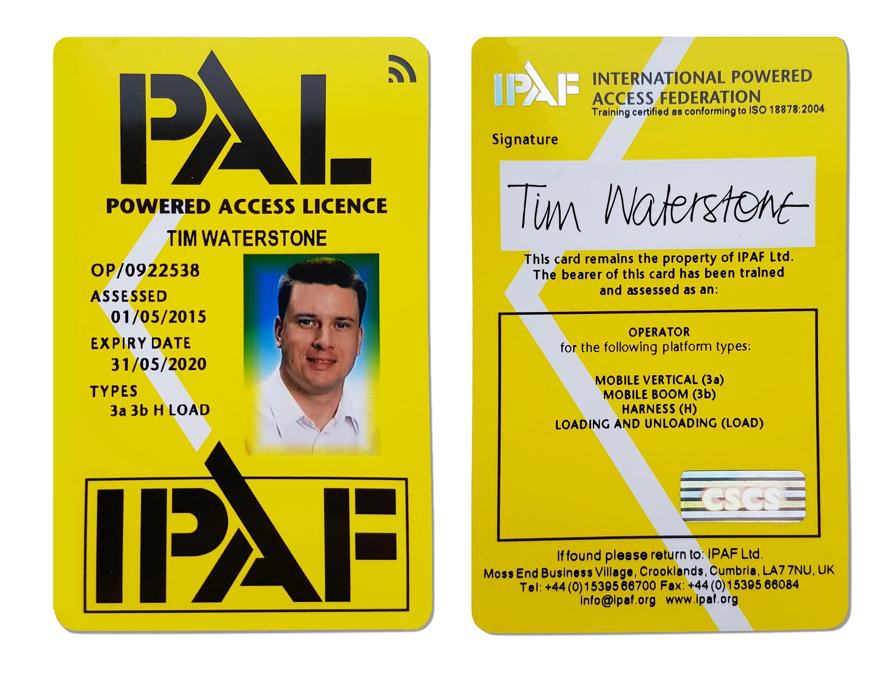 IPAF Federation. Access Power. Access powered