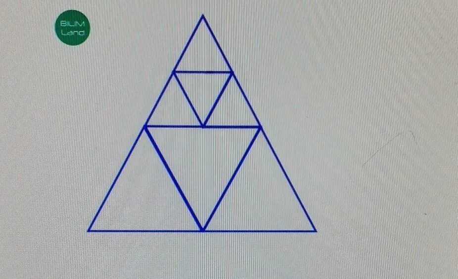 Найди на рисунке равносторонние треугольники