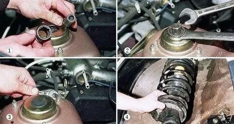 Ваз передние стойки замена