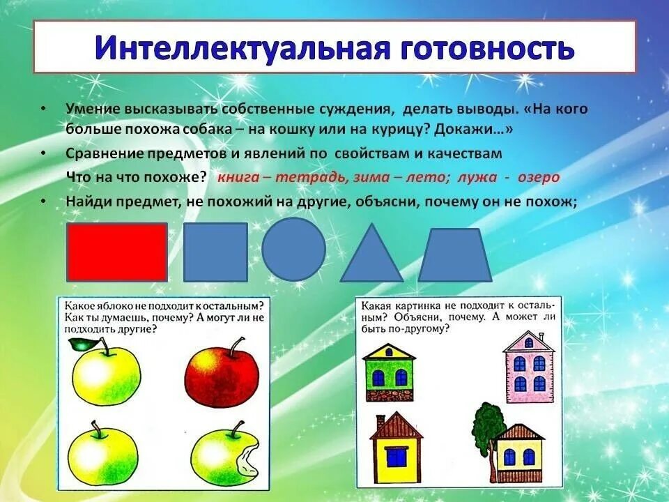 Интеллектуальная готовность к школьному обучению. Интеллектуальная готовность готовность к школе. Компоненты интеллектуальной готовности к школе это. Показателями интеллектуальной готовности к школе выступают.