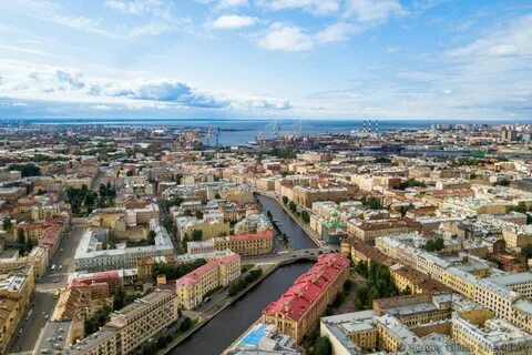 Спб с птичьего полета