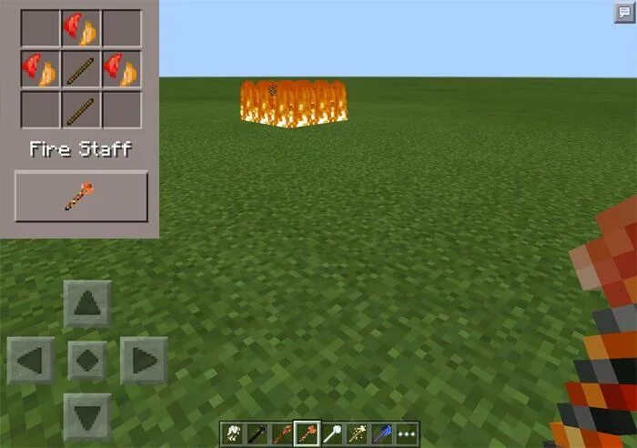 Elemental Witches Minecraft Mod. Minecraft стафф (инструмент для работы с металлами). Fire staff. Как получить в МАЙНКРАФТЕ посох.