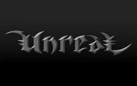 Unreal шрифт