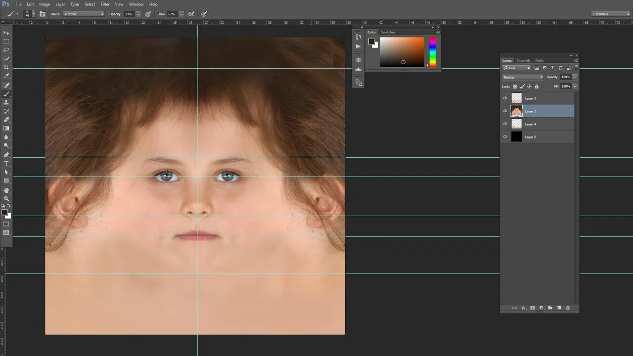 Real image is
