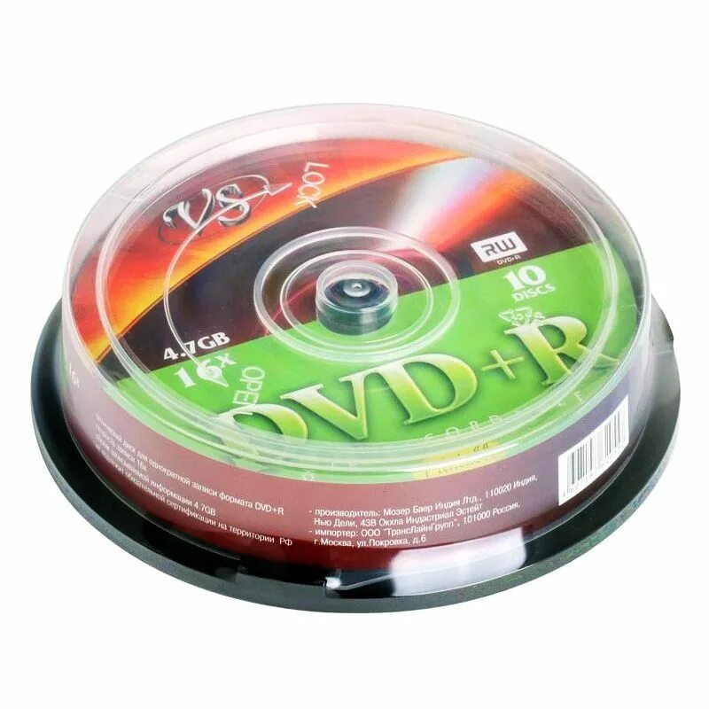 Запись дисков dvd r. Диск dvd-r vs 4,7 гб, 16х slim. dvd-диск vs dvd-r, 4.7 гб, cake box, 16x. vs dvd-r 4,7 gb 16x shrink/10. диск dvd-r verbatim 4.7gb 16x jewel case printable (10шт) (43521).