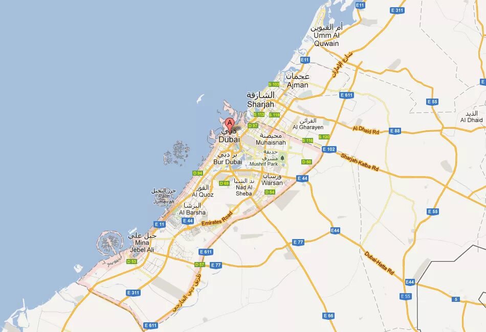 Дубай МЭП. Дубай район Фуджейра на карте Дубая. Дубай на карте 5. Географическая карта Дубая. Дубайская карта