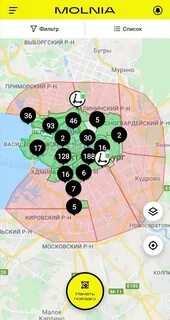 Зона покрытия спб