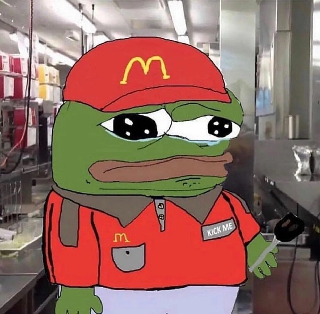 Пепе Фрог. Pepe MCDONALDS. Пепе упал Мем. Лягушка Пепе макдональдс. Пепа упал