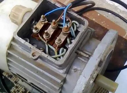 3 фазный двигатель на 220 через конденсатор