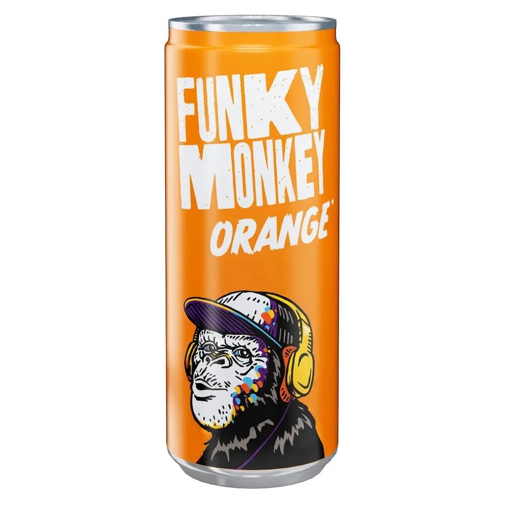 Напиток Фанки манки оранж. Funky Monkey Orange 0.33. Напиток Фанки манки оранж ж/б 0,33л. Фанки манки 0,33. Манки 0.7