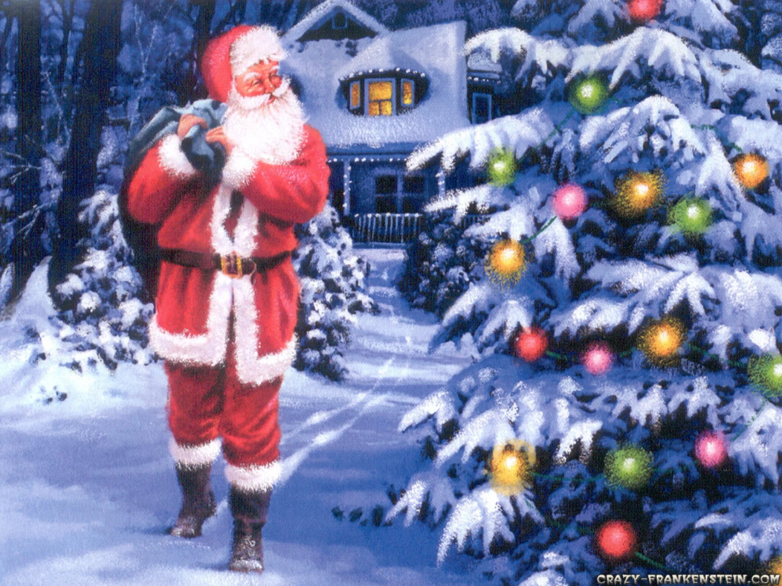 Дед Мороз несет подарки. Новогодняя елка с подарками и дедом Морозом. Дед Мороз картинки. Дед Мороз идет спиной.