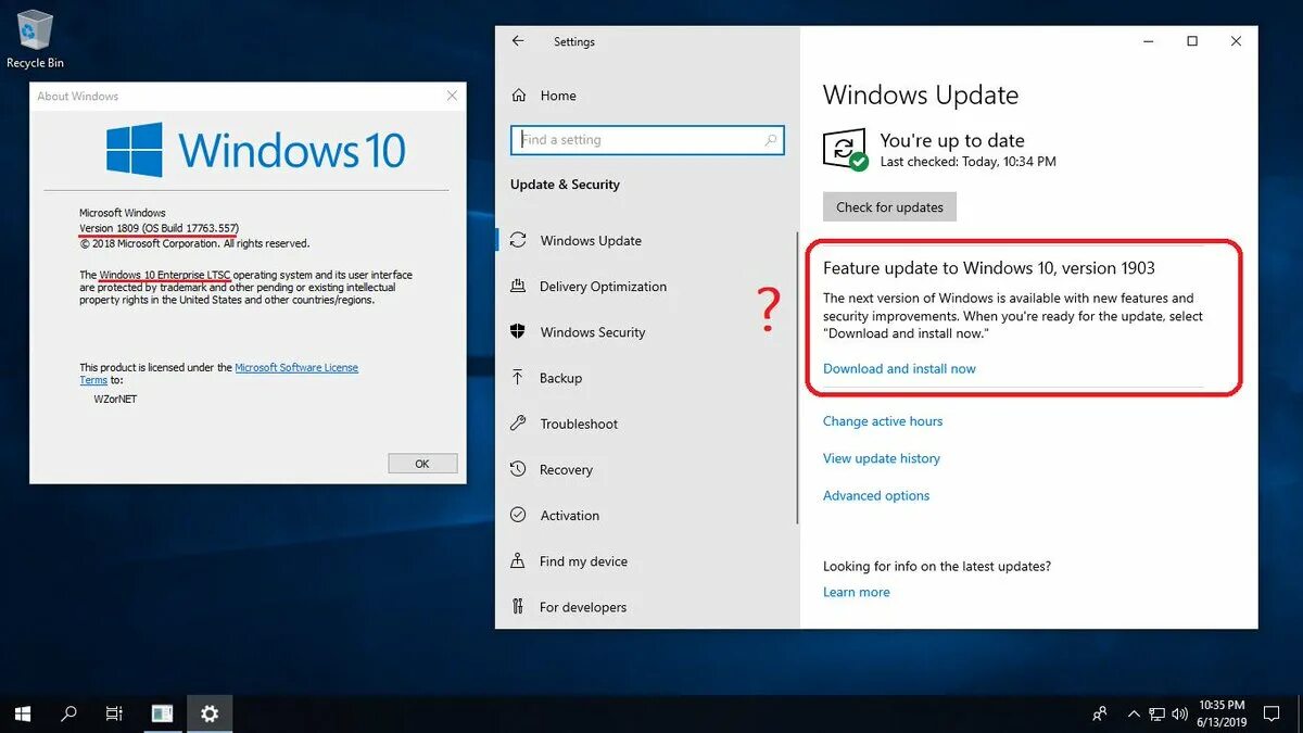 Как обновить виндовс 10 ltsc. Windows 10 1809 ltsc. обновление windows 10. windows 10 версия 1903. windows 10 корпоративная ltsc.