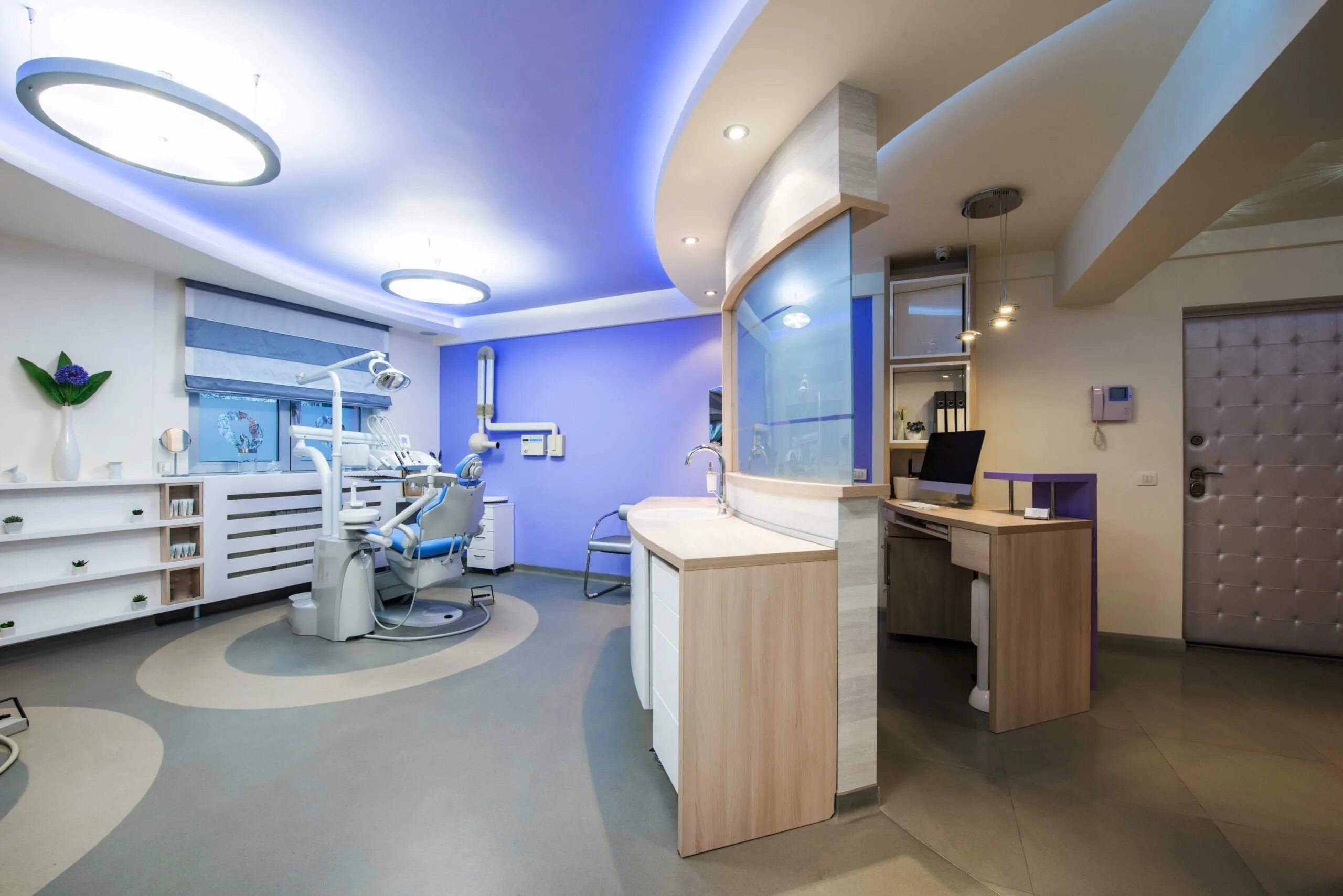 Клиника Dental Clinic. Интерьер стоматологической клиники. Стоматология кабинет. Стоматология помещение.