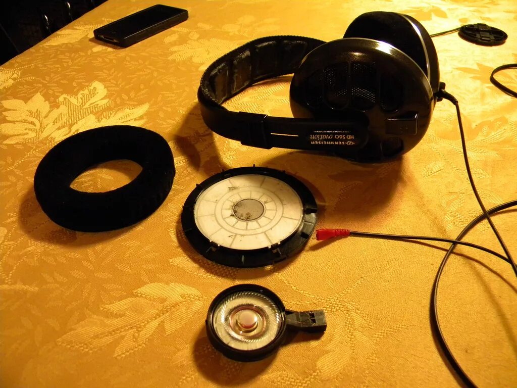 Как разобрать наушники sennheiser Разбор и легкое демпфирование Sennheiser HD 380 Pro Audio Geek