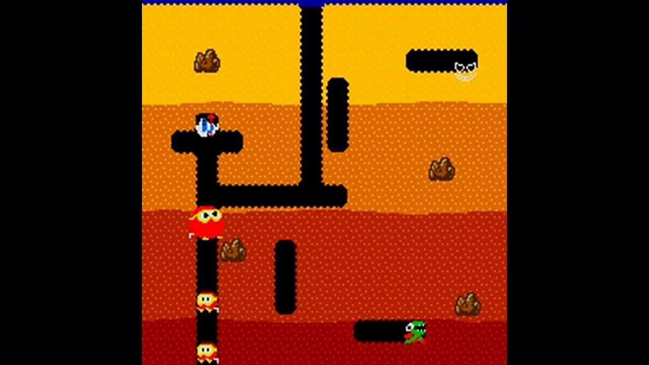 Dig dug русский. Dig dug (1982). 8 Бит dig dug игра. Dig dug 2022. Картина dig dug.