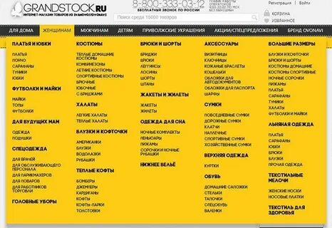 Список интернет магазинов адреса