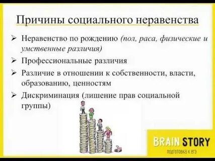 Социальное неравенство урок