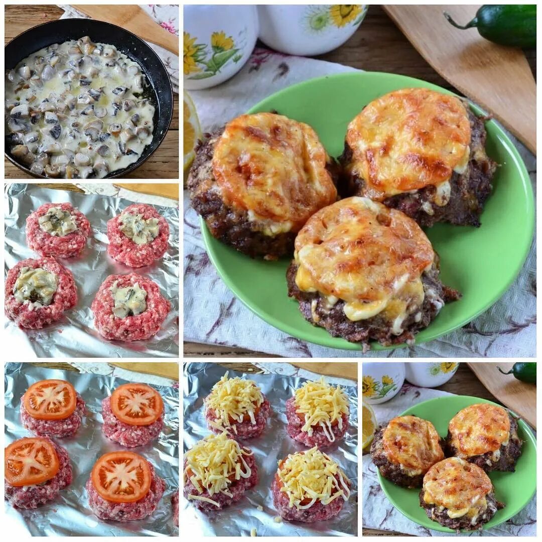 гнездо с грибами блюдо. котлеты с грибами и сыром в духовке. гнёзда с фаршем на сковороде. гнезда фарш грибы сливки. гнёзда с фаршем в сливочном соусе.