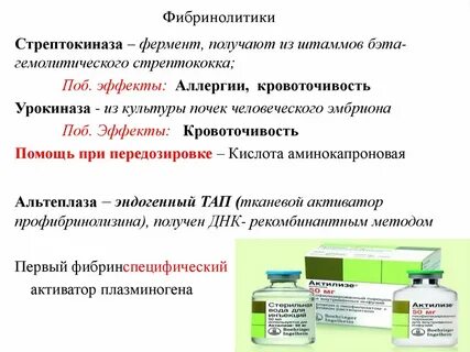 Фибринолитики