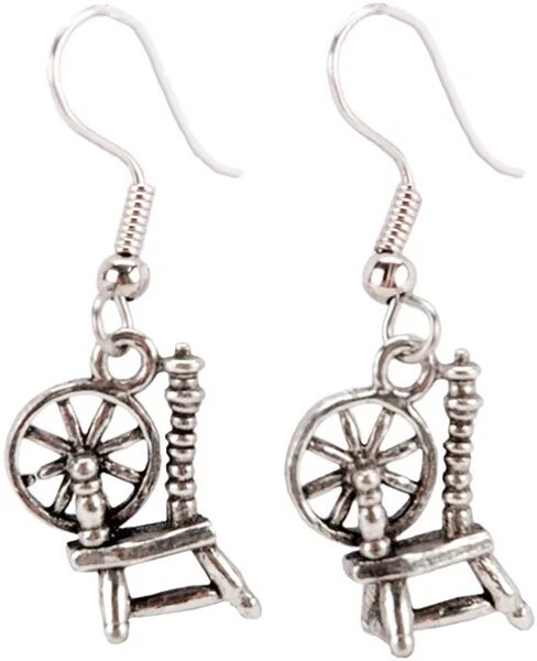 серьги в русском стиле. сережки прялки. серьги прялки палкин. серьги прялки соколов. серьги в виде прялки.